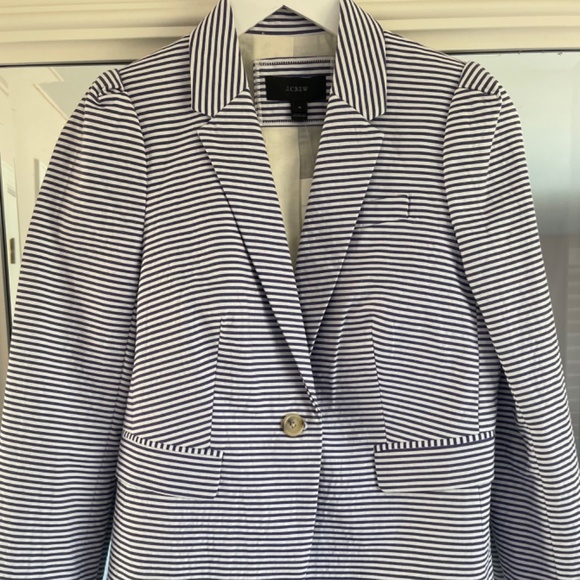 J. Crew Blue and White New With Tags Blazer - Picture 5 of 5